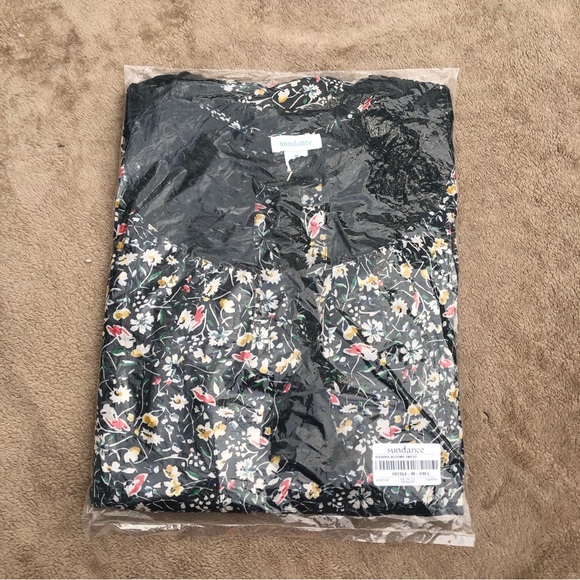 nwt  SUNDANCE CATALOG Isadora Blooms Patterned Dress M - Picture 2 of 3